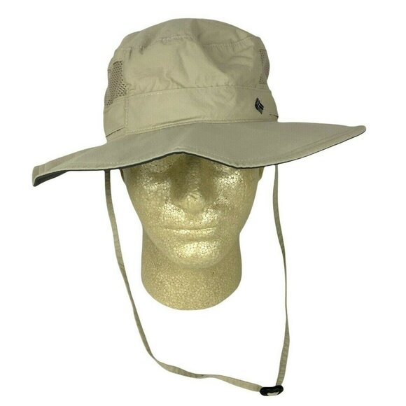 Columbia Bora Bora II Booney Hat Unisex Packable Sun Protection Beige Adjustable - Picture 1 of 9